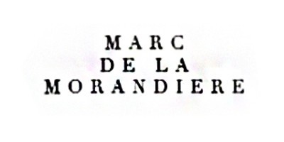 Marc de La Morandiere